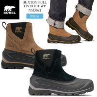 ソレル SOREL スノーブーツ メンズ バクストンプルオンブーツ ウォータープルーフ BUXTON PULL ON BOOT WP NM5182 2024AW wbt【靴】2410trip