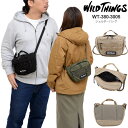 ワイルドシングス WILD THINGS メンズ レディース ショルダーバッグ WT-380-3005 2024AW【鞄】2411trip