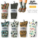 ジムマスター gym master 靴下 メンズ レディース ハッピーペイントクルーソックス 23-25cm 25-27cm G857329R 2025SS 2...