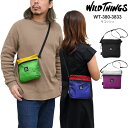 ワイルドシングス WILD THINGS ショルダーバッグ メンズ レディース サコッシュバッグ WT-380-3833 2025SS 【鞄】2503trip[...