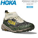 ホカ HOKA ランニングシューズ 厚底 防水 メンズ スピードゴート6 ミッド ゴアテックス SPEEDGOAT 6 MID GTX トリュフソルト セメント 1155152 2025AW snk【靴】2507trip