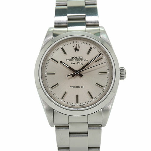 【中古】 ロレックス ROLEX 14000 シルバーエアキング U番