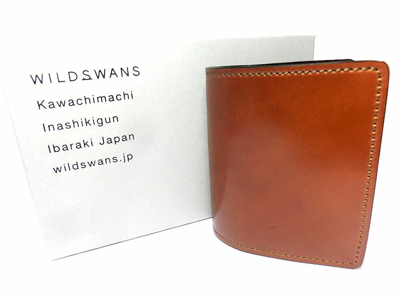 【新品】WILDSWANS LACONIC ミニ財布 ホーウィン シェルコードバン バーボン（濃い目のウイスキー系） ワイルドスワンズ ラコニック