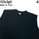 【新品】GICIPI ジチピノースリーブ コットン カットソー4 L相当 ゆったりサイズ ブラック 黒 タンクトップビッグシルエット オーバーサイズ