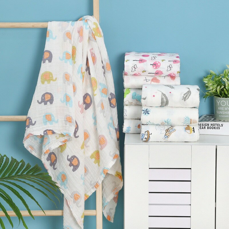 おくるみ ガーゼ 赤ちゃん ガーゼおくるみ オールシーズン　モスリン ベビー ブランケット コットン シーツ お昼寝 出産祝い 出産準備 退院 ガーゼケット 保育園 幼稚園 入園準備 退院準備 モロー反射 出産準備 通年 オールシーズン バスタオル 保温 防寒 3