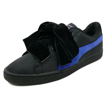 PUMA BASKET HEART NYLON WMNS【プーマ バスケットハートナイロンウィメンズ】black/baja blue（ブラック/バハブルー） 364954-02 17HO