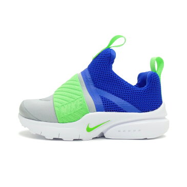 スニーカー ナイキ NIKE プレストエクストリームTD レーサーブルー/スクリームグリーン キッズ シューズ 靴 19FA
