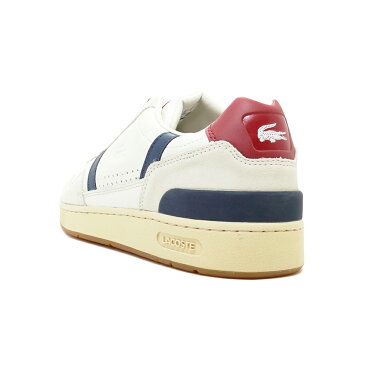 スニーカー ラコステ LACOSTE T-CLIP 120 2 US オフ ホワイト/ネイビー/レッド SMA0057-8R1 メンズ シューズ 靴 20Q1