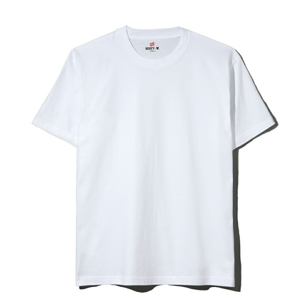 Tシャツ ヘインズ Hanes 【2枚組】ビーフィーTシャツショートスリーブ ホワイト 白 H5180-2-010 メンズ レディース