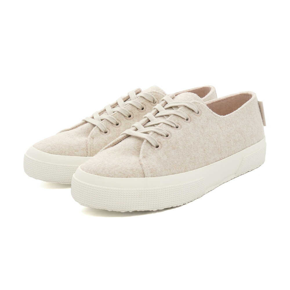 Rakuten - スニーカー スペルガ SUPERGA 2750-FELT ライトベージュ/アボリオ 薄茶 2A2128EW-A02 レディース シューズ 靴 22FW