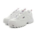 スニーカー フィラ FILA ディストータープレミアム ホワイト 白 WSS23012-125 レディース シューズ 靴 23FW