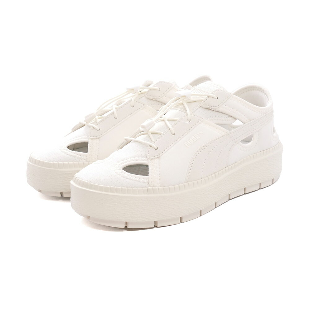 サンダル プーマ PUMA プラットフォームトレースライトミュール ホワイト 白 399153-01 レディース シューズ 靴 24