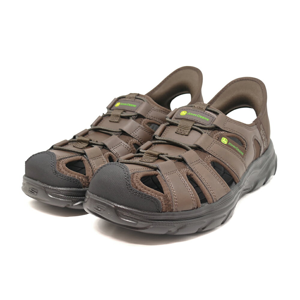 Rakuten - サンダル スケッチャーズ SKECHERS スリップインズ×ジョンディアリラックスドフィットリヴォルテッド-ナイル ブラウン 256041-CHOC メンズ シューズ 靴 26SU