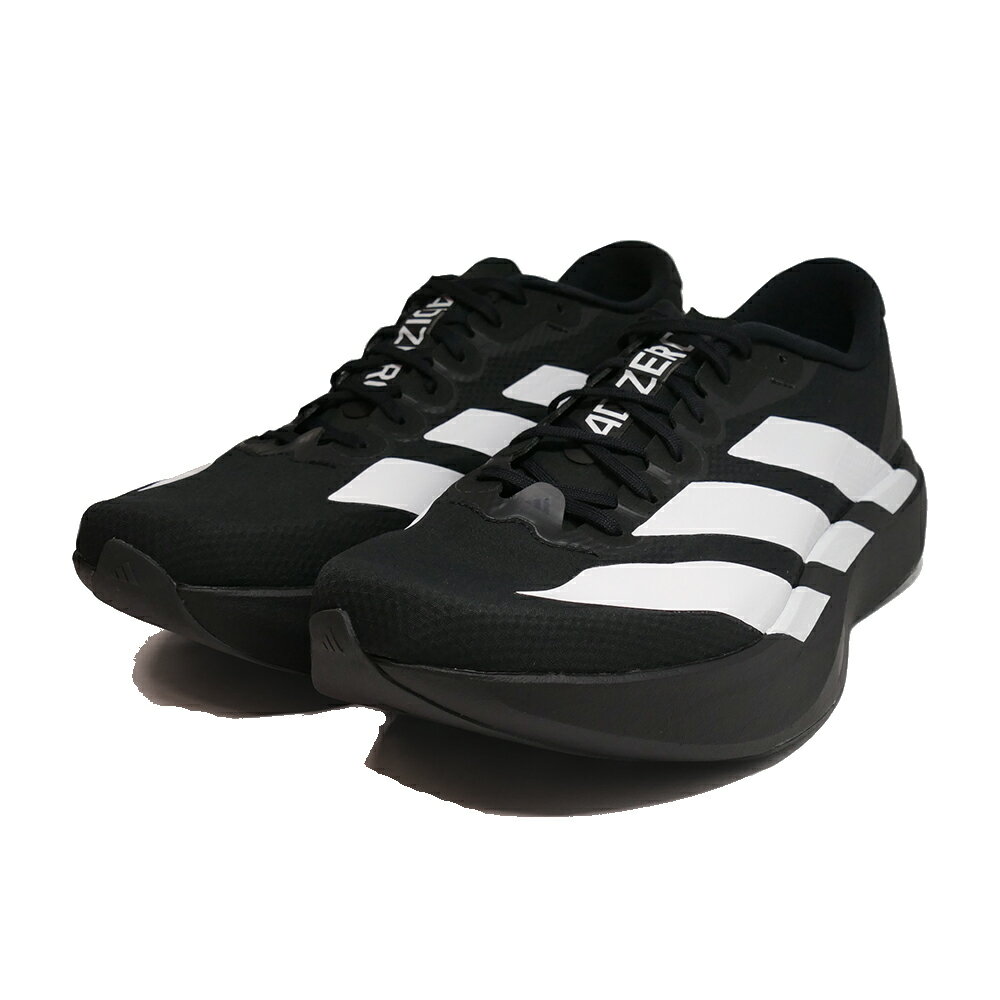 ランニングシューズ アディダス adidas アディゼロEVOSLウーブン ブラック JR4728  ...