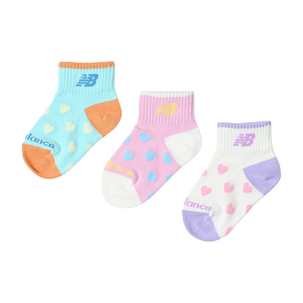 靴下 ニューバランス NEW BALANCE ガールズ3Pソックス アソートカラー LAS55649-AS2 NB キッズ シューズ 靴 26SS