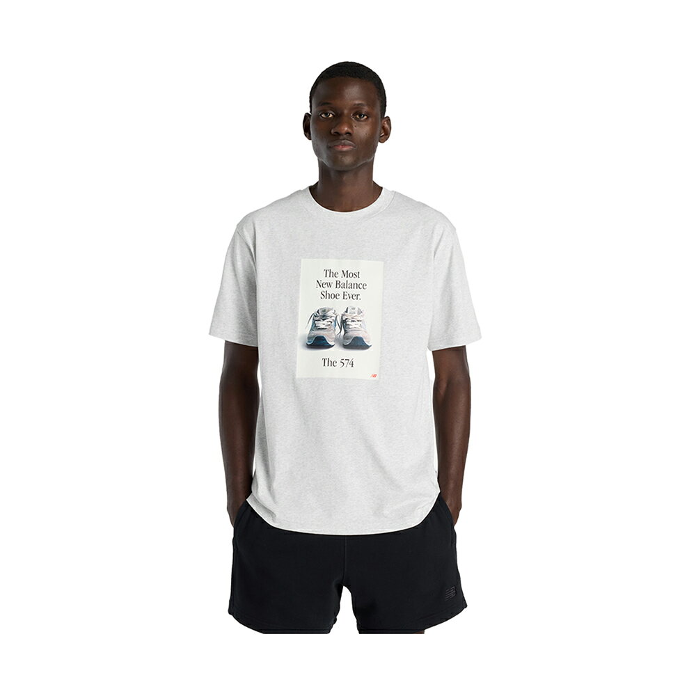 Rakuten - Tシャツ ニューバランス NEW BALANCE 574ADTシャツ アッシュグレー MT61B0WF-AHH NB メンズ 26SS