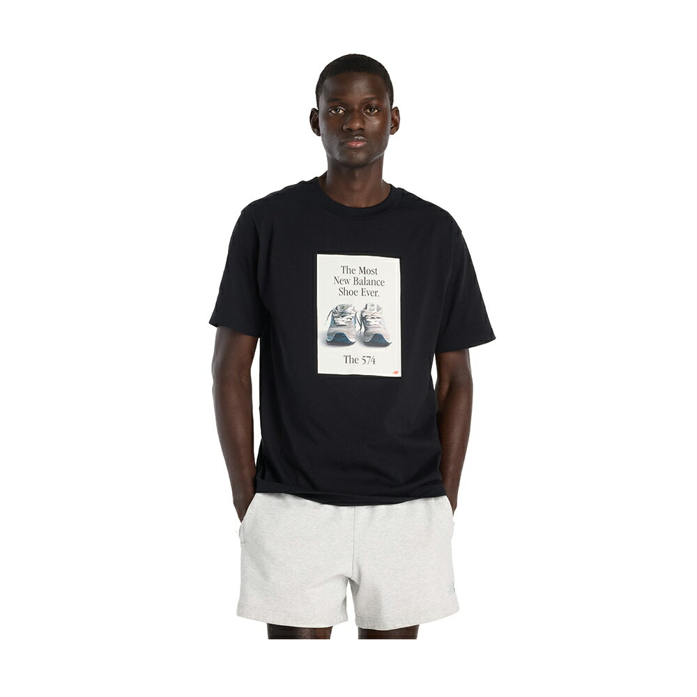Rakuten - Tシャツ ニューバランス NEW BALANCE 574ADTシャツ ブラック MT61H0DX-BK NB メンズ 26SS