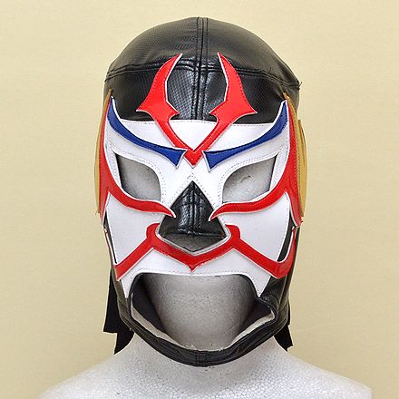 《レプリカ・プロレスマスク：グレートサスケ(3)》ルチャリブレ 覆面 プロレス マスク 仮面 イベントマスク コスプレ 仮装 ハロウィン 変身 おもしろマスク パーティマスク プロレスラー メキシコ 雑貨のサムネイル