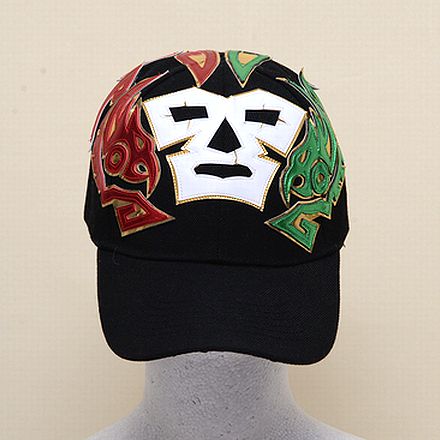 ◎輸入品 キャップ： ドクトル ワグナー Jr. (9) メキシコ プロレス◎ マスクマン 覆面 キャップ おもしろ 帽子 プロレス マスク キャップ メンズファッション CAP 黒のサムネイル