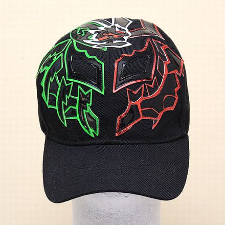 ◎輸入品 キャップ： ブシ Bushi(1) メキシコ プロレス◎ マスクマン 覆面 キャップ おもしろ 帽子 プロレス マスク キャップ メンズファッション CAP ブラックのサムネイル