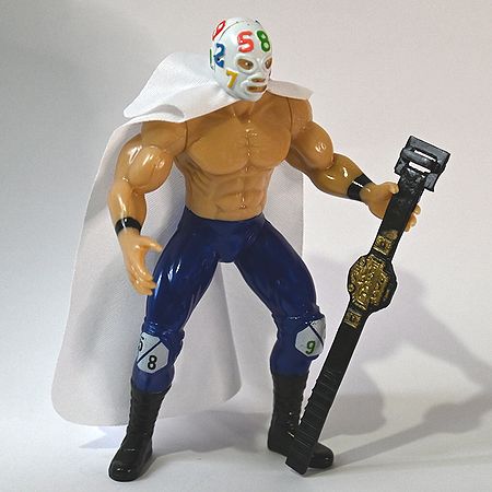 プロレスフィギュア：マテマティコ(2) 18cm プロレスフィギュア人形 ルチャリブレ あもちゃ 玩具 コレクション プレゼント ギフト メキシコ製