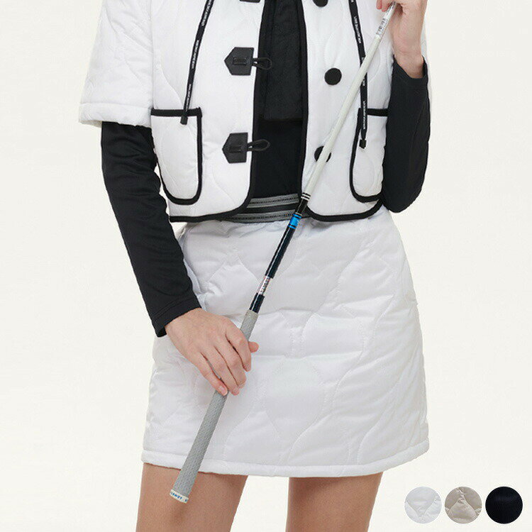 ゴルフウェアスカートレディースゴルフ韓国ダウンタイト暖かいミニスカートタイトスカートキルティング..