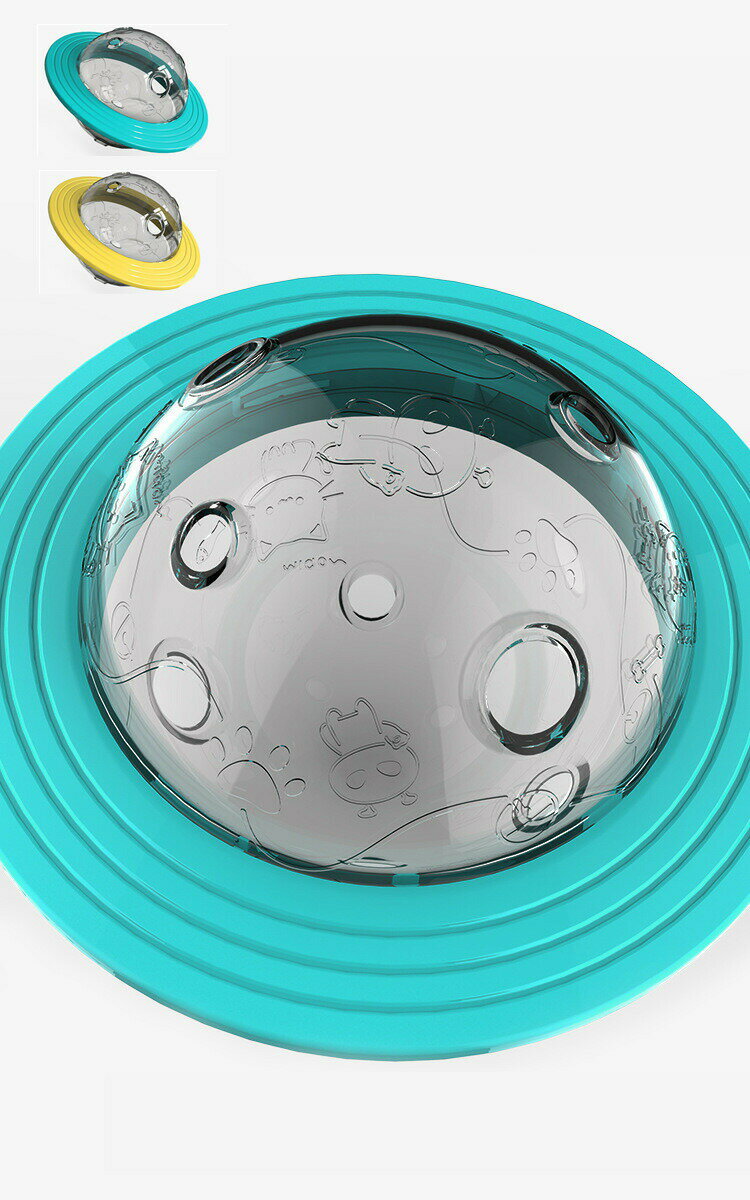 犬えさ皿 犬用おもちゃ 知育玩具 フードボール 犬噛むおもちゃ ペットボ-ル UFOボール 犬猫用食器 訓練玩具 ストレス解消 運動不足解消 歯ぎ清潔 口臭予防 安全 丈夫 家具の傷を防ぐ ペットおもちゃ 犬の歯磨き棒 犬遊び用 歯磨きボール
