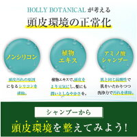 シャンプーアミノ酸シャンプー400ml無添加Hollybotanicalヘアケアボタニカル