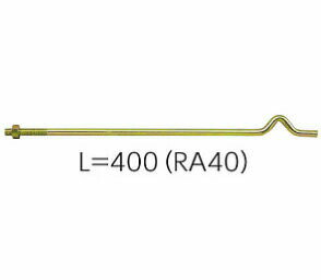 樂天商城 - カナイ レフォメーションアンカーボルトM12 M12×400mm RA40 442-1440 50本 基礎 内装 構造金物 土台