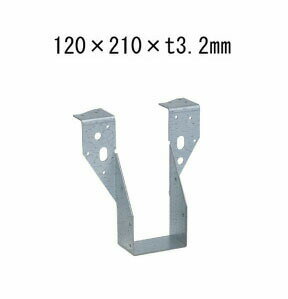 Rakuten - タナカ 梁受け金物 ツメあり 梁寸法120巾用 120×210×t3.2mm 10個 441-9650 基礎 内装 構造 土台