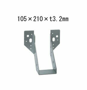 樂天商城 - タナカ 外付け梁受け金物 梁寸法105巾用 105×210×t3.2mm 10個 441-8210 基礎 内装 構造 土台