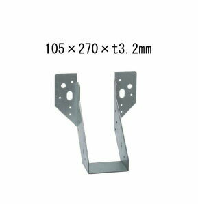 樂天商城 - タナカ 外付け梁受け金物 梁寸法105巾用 105×270×t3.2mm 10個 441-8270 基礎 内装 構造 土台