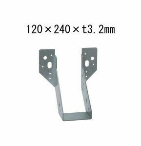 樂天商城 - タナカ 外付け梁受け金物 梁寸法120巾用 120×240×t3.2mm 10個 441-8424 基礎 内装 構造 土台