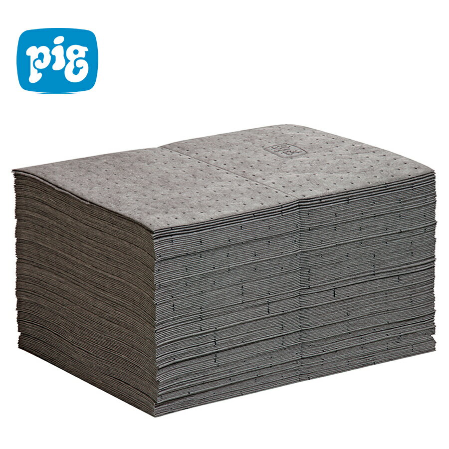 樂天商城 - ピグマット カットタイプ MAT412A 1箱 (50枚入) エーエムプロダクツ 油汚れ ウエス 部品置き