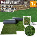 リアリーターフ 1本 ヨーロピアンロング 40mm 幅1m×10m RET40FR-1-10ERP グリーンフィールド 高級人工芝 ベランダ
