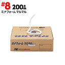 酒井化学 ミナフォーム マルマル #8 8Φ【適用目地幅5~7mm】 長さ 200m 白/グレー 1巻 ロッド状 丸棒状 円柱状に形成された高発泡体 緩衝性 断...