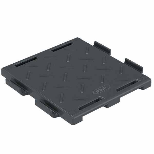 Rakuten - 【エントリーでポイント7倍!6/4 20時~】サンコー ロードマット2型 ジョイント式樹脂製敷き板 5枚 戸建住宅現場やイベント会場等の資材置き場 ジョイントタイル 駐車場 三甲