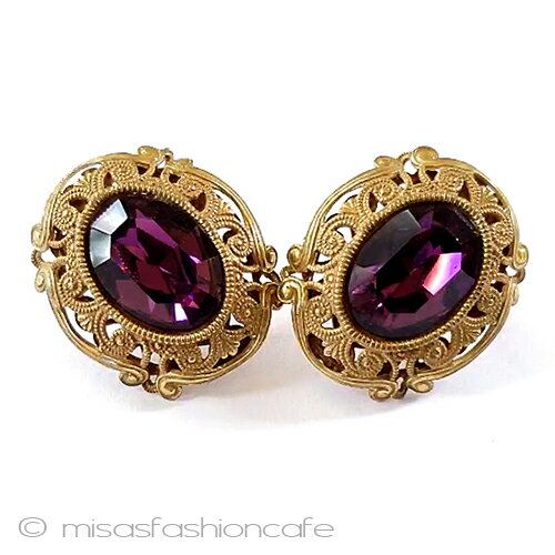 ミリアムハスケル イヤリング Miriam Haskell Vintage・ヴィンテージジュエリー アンティーク コスチュームジュエリー アクセサリー ギフト プレゼント 【海外直輸入USED品】