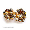 ヴィンテージジュエリー Robert ロバート イヤリング パールの花&ガラス ビンテージ Vintage・ アンティーク アクセサリー コスチュームジュエリー プレゼント ギフト【海外直輸入USED品】(4)