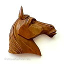 アンティークジュエリー 馬の彫刻 ブローチ(大) ヴィンテージ vintage・アクセサリー 動物モチーフ 【海外直輸入USED品】