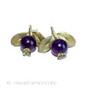 MichaelMichaud (マイケルミショー) アメジストのブルーベリー ピアス MADE IN USA MichaelMichaud (マイケルミショー) アメジストのブルーベリー ピアス MADE IN USA