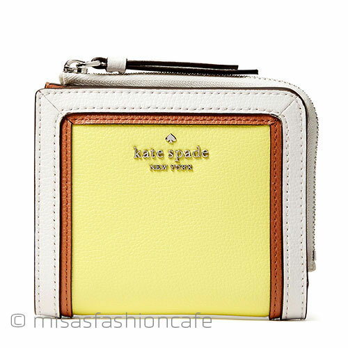 新しい到着 Patterson Limelight プレゼント 二つ折り財布 ３色レザー Spade Colorblock Drive Colorblock ミニ財布 Kate Drive ケイトスペード ギフト ミサズ ファッション カフェ Kate 折財布 コンパクト レディース財布