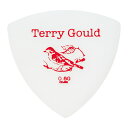 Terry Gould(テリーゴールド) 素材:ポリアセタール 形状:トライアングル 色:ホワイト ゲージ:0.60mm~1.00mm 10枚入り【ピックボーイギターピック】【PICKBOY】【ナカノ NAKANO/MFL】