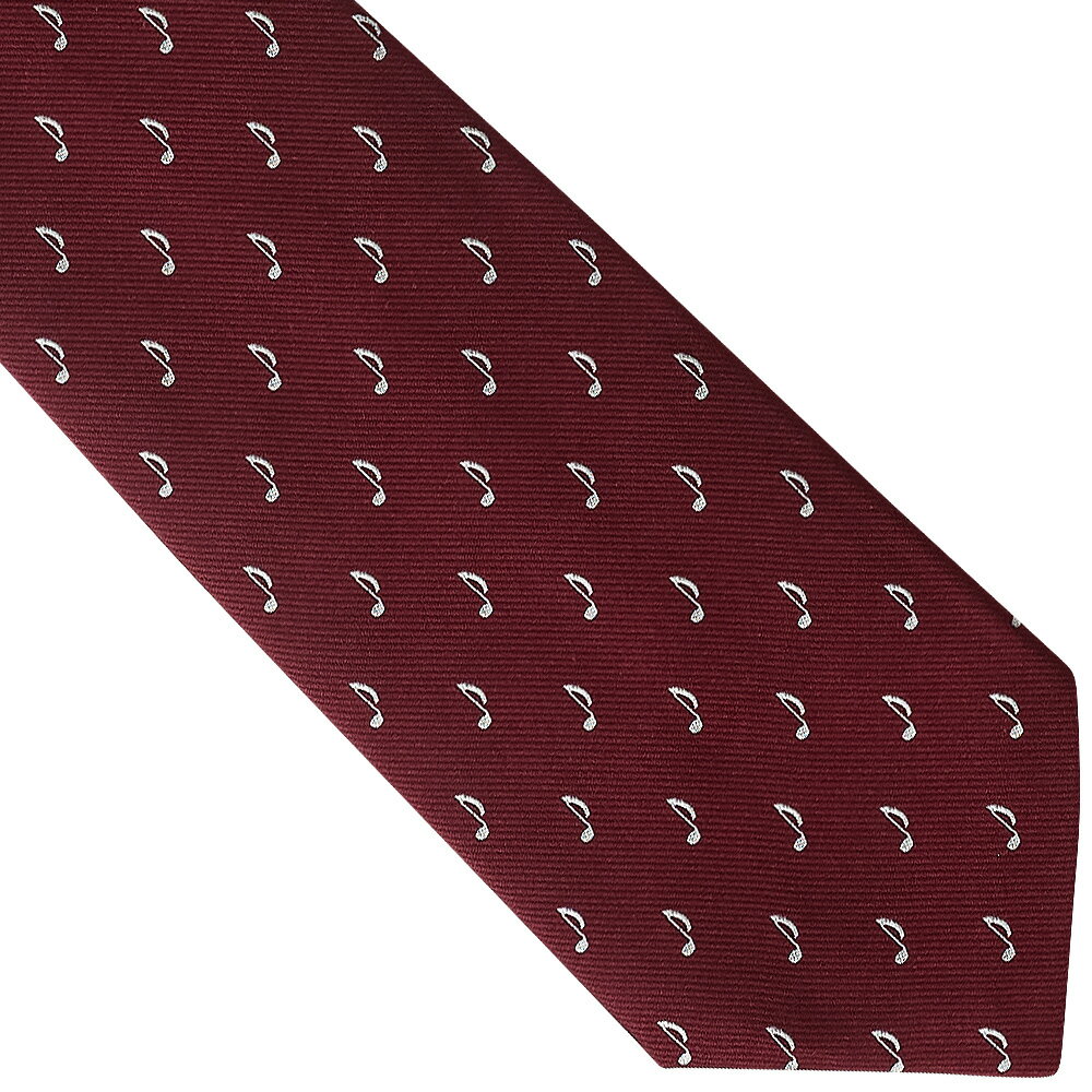 ネクタイ シルク 日本製 楽譜柄 音符柄 ト音記号 楽器 プレゼント 贈り物 ギフト 父の日 MUSIC FOR LIV..
