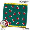 今治タオル タオルハンカチ 障害者 アート 25×25cm かわいい サンタ 帽子 お手拭タオル ハンカチタオル おしぼり プレゼント お礼 誕生日 小学生 女の子 速乾 障がい者アート ポイント消化