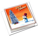 クリスマスカード 金箔 お祝い 感謝 ありがとう 定形 封筒つき 温かいタッチ グリーティングカード ...
