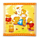 【 1000円ポッキリ 】 タオルハンカチ 障害者 アート 大人可愛い 女の子 男の子 小学生 25×25cm 綿100% お手拭タオル おしぼり ミニ ギフト...