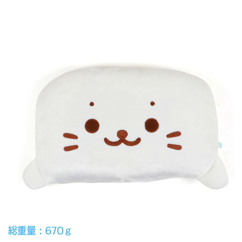 【20時〜最大50%OFF CP】しろたん 顔ぼん まくら 枕 29cm×43cm 《 しろたん / らっこいぬ 》レディース キッズ 子供 まくら ピロー 寝具 ベッド オールシーズン 新生活 あざらし アザラシ かわいい キャラクター プレゼント ギフト マザーガーデン mg-mail-10027524 マザーガーデン サンプル画像3