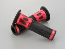 PROGRIP スタンダードタイプ #728 アルミリングタイプ ブラック/レッド(全長122mm/Φ22.2ハンドル用)/デイトナ(Daytona) 9808...