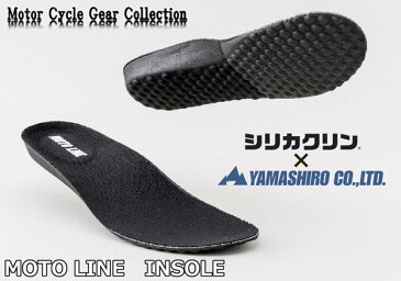 山城×シリカクリン【MOTO LINE INSOLE/インソール】シリカクリンをライダーライディングシューズ向けに専用設計 3D設計&シリカクリン効果で疲労消臭を軽減!